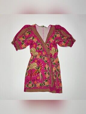 farm rio renata crochet mini dress Anthropologie Farm Rio Renata Crochet Mini Dress Size S $228
